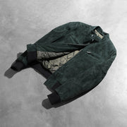 Zenna Leather Bomber Jacket – alternate product view 8